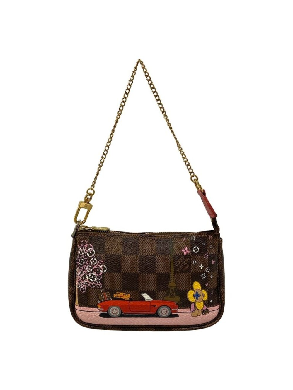 Louis Vuitton Handbag Damier Mini Pochette Accessoires Ebene Multi